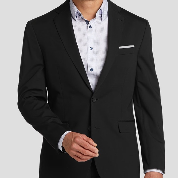 Like New Men's Kenneth Cole AWEARNESS Slim Fit Jacket in Black - Picture 1 of 4